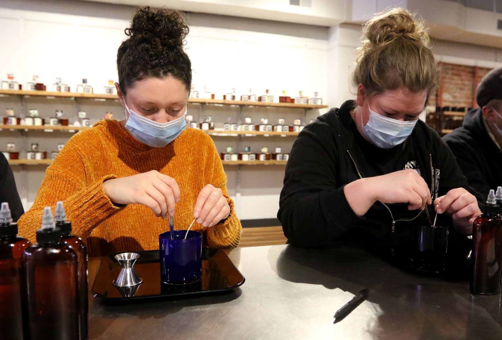 Candle making in St. Charles at The Candle Fusion Studio